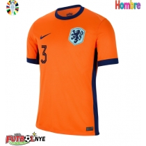 Camiseta Países Bajos Matthijs de Ligt #3 Primera Equipación Eurocopa 2024 manga corta